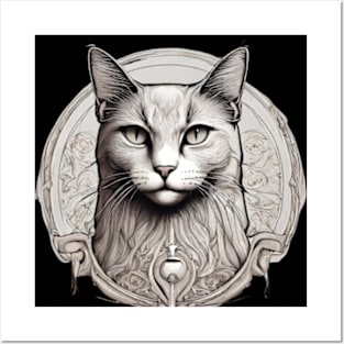 symbolism cat art pt4 Posters and Art